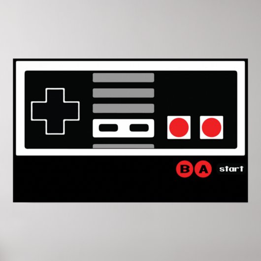 Nintendo Konami - Live door Code NES Poster (Voorkant)