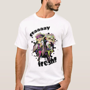 Nintendo Splatoon Squid Sisters Stay Fresh Graphic T-shirt