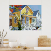 Ninth Ward Rooster Poster (Keuken)