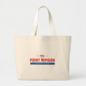 Nipigon Flag Jumbo Tas (Voorkant)