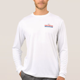 Nipigon met vlag - Mannen linkerborst T-shirt