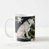 Nipper, de RCA Dog Christmas-Mok Koffiemok (Links)