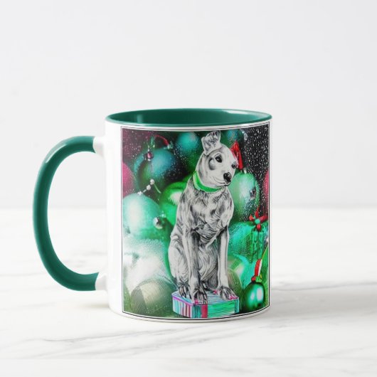 Nipper, La Mug de Noël du chien de la RCA (Gauche)