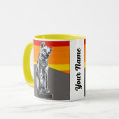 Nipper, le chien de la RCA Mug Volcanique (Devant gauche)