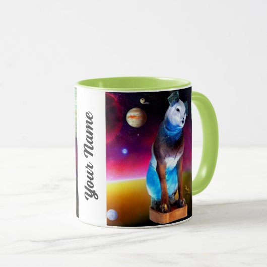 Nipper, RCA Dog Outter Space & Galaxy Mug (Devant droit)