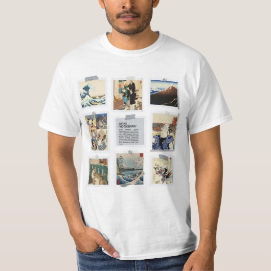 NIPPON Japanese Ukiyo-e T-shirt (Voorkant)
