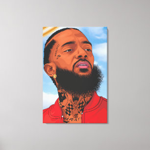 nipsey hussle canvas afdruk