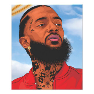 nipsey hussle foto afdruk