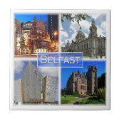 NIR003 BELFAST, Noord-Ierland Tegeltje (Voorkant)