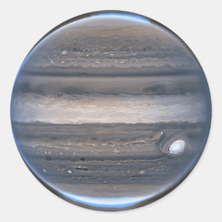 NIRCam Uitzicht van Jupiter | JWST Ronde Sticker
