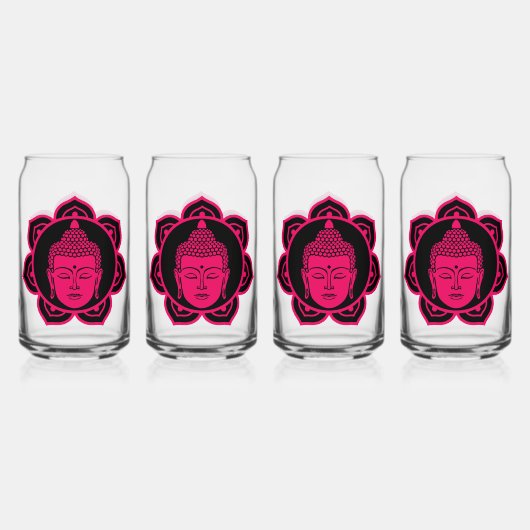 Nirvana Boeddhist Blikvorm Glas (Achterkant)