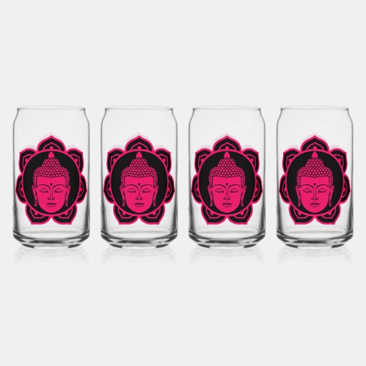 Nirvana Boeddhist Blikvorm Glas (Voorkant)