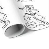 NIRVANA CONVERSE, CONVERSE, SNEAKERS, KUSTONTWERP CADEAUPAPIER (Rol Hoek)