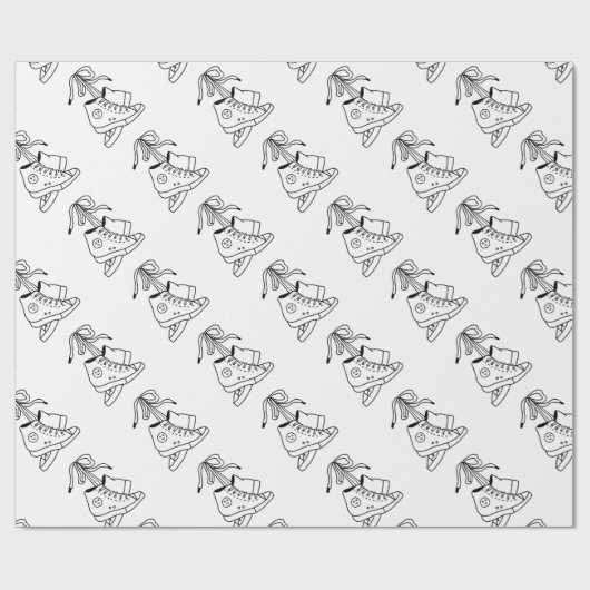 NIRVANA CONVERSE, CONVERSE, SNEAKERS, KUSTONTWERP CADEAUPAPIER (Vlak)