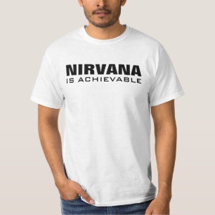 Nirvana is bereikbaar t-shirt