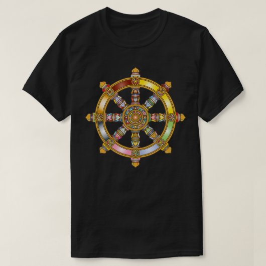 Nirvana Mandala Geometry Sacred Art Yoga Dharma Ch T-shirt (Design voorkant)