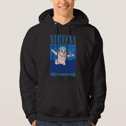 Nirvana Nevermind Anime Parodie Ontwerp – Retro Gr Hoodie (Voorkant)