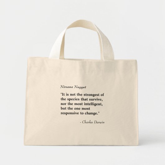 Nirvana Nugget - Bag Sjabloon Long Mini Tote Bag (Voorkant)