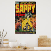 Nirvana Sappy Comic Book Parody Poster (Keuken)