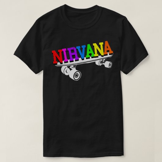 Nirvana Skateboard T-shirt (Design voorkant)