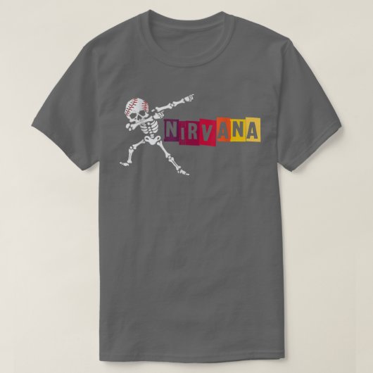 nirvana skelet t-shirt (Design voorkant)