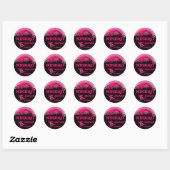 Niseko Japan roze snowboard kunst souvenir sticker (Vel)