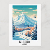 Niseko Japan Winterreizen Briefkaart (Voorkant)