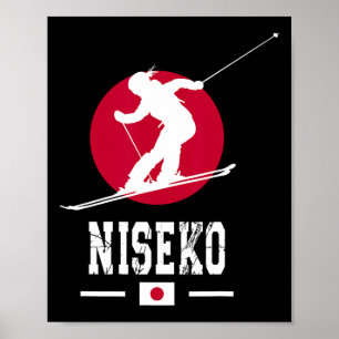 Niseko Ski Resort Japan Hokkaido Japans Skiën Poster