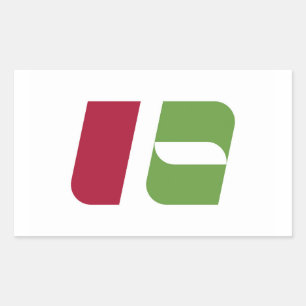 Nishinomiya City flag Hyogo prefecture japan symb Rechthoekige Sticker