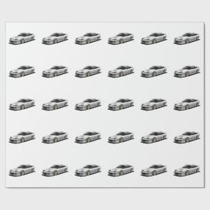 Nissan 240sx handgetekende kunst cadeaupapier