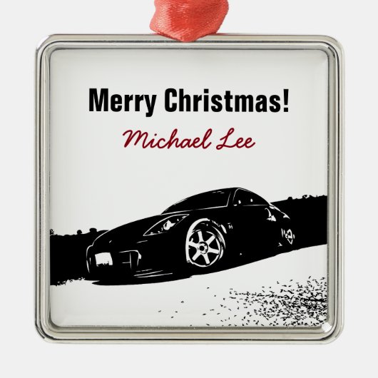 Nissan 350Z front stance Metalen Ornament (Voorkant)