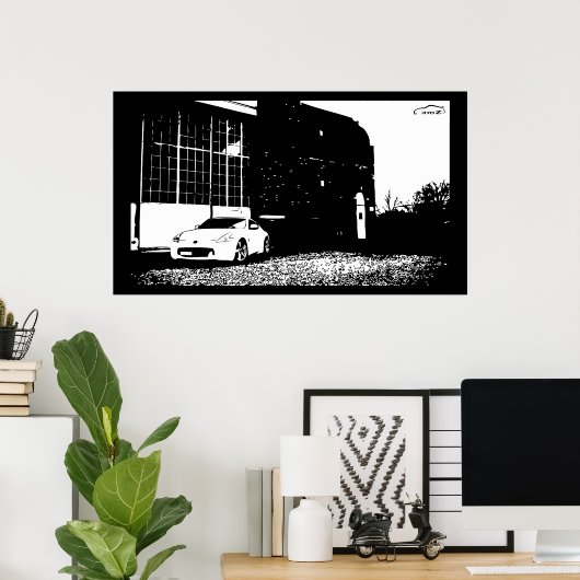 Nissan 370Z Poster (Thuiskantoor)