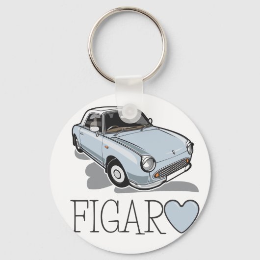 Nissan Figaro Bleek Aqua Sleutelhanger (Voorkant)