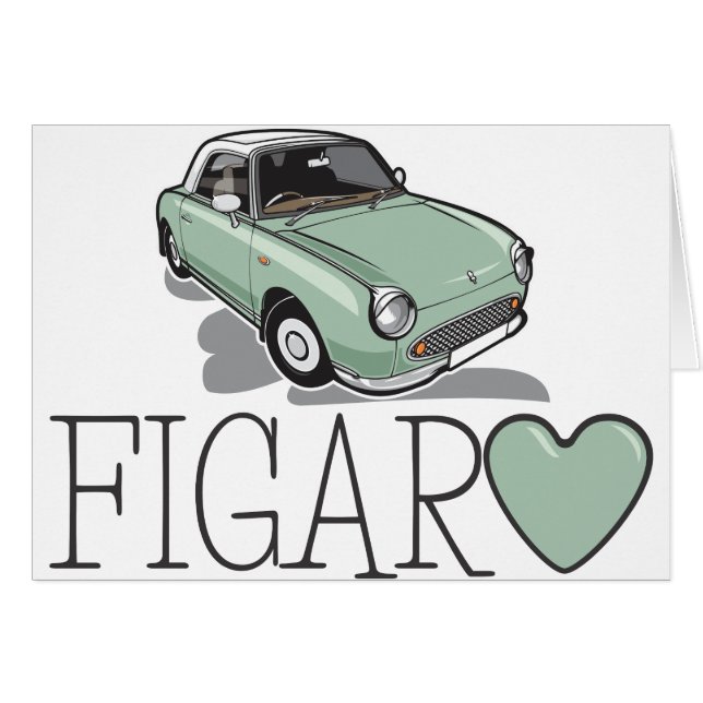 Nissan Figaro Emerald Green (Devant horizontal)