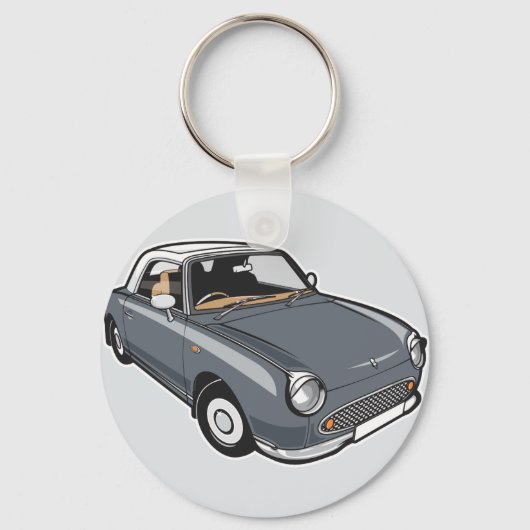 Nissan Figaro Lapiz Gray Sleutelhanger (Voorkant)