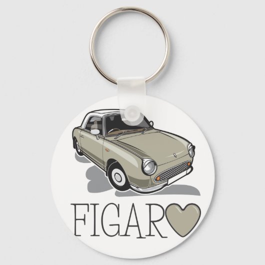 Nissan Figaro Topaz Mist Sleutelhanger (Voorkant)