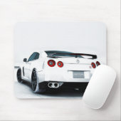 Nissan GT-R White Muismat (Met muis)