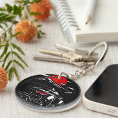 Nissan GTR35, want, sleutelhanger van acryl (Voorkant Rechts)