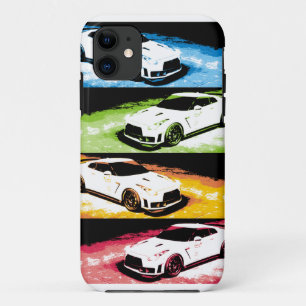 Nissan GTR Pop-art iPhone 11 Hoesje
