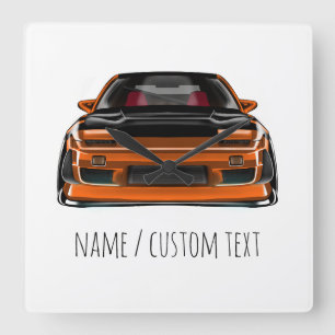Nissan Silvia S-Chassis 240sx driftspec verlaagd Vierkante Klok