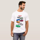 Nissan Silvia S-Chassis-reeks T-shirt (Voorkant volledig)