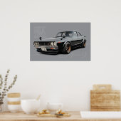 Nissan Skyline 2000GT-R Poster (Keuken)