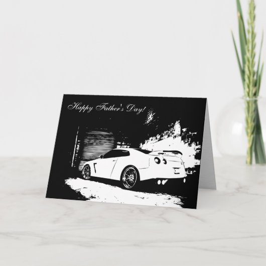 Nissan Skyline GT-R Vaderdag Kaart (Voorkant)