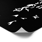 Nissan Skyline GTR met Graffiti Backdrop Poster (Hoek)