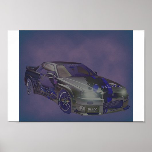NISSAN SKYLINE POSTER (Voorkant)