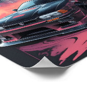 Nissan Skyline R-34 artwork poster (Hoek)