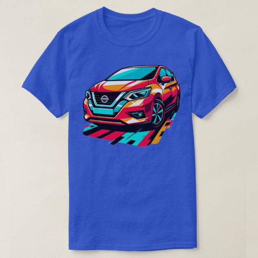 Nissan Versa 7 T-shirt (Design voorkant)