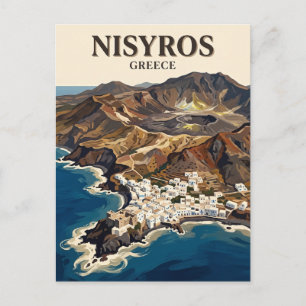 Nisyros eiland Griekenland Briefkaart