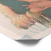 Nita Naldi: Smaragd Beauty Art Print (1920) (Hoek)