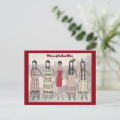 Nitanna de Great Plains Papier Doll Carte postale (Debout devant)